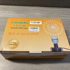 Lâmpada germicida COOSPIDER UV com controle remoto 110v comprar usado  Enviando para Brazil