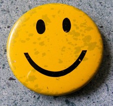 Vintage yellow smiley for sale  MORPETH