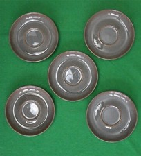 Denby greystone saucers for sale  LUTON