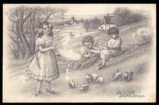 Buona pasqua cartolina usato  Cirie