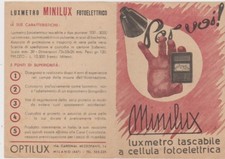 Minilux luxometro fotoelettric d'occasion  Expédié en France