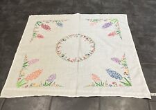 Vintage embroidered tablecloth for sale  STOKE-ON-TRENT