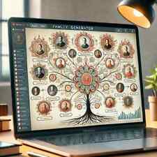 Family tree generator for sale  LINCOLN