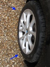 PNEUS RUNFLAT BMW M SPORT F30 3 4 SERIES RODAS DE LIGA LEVE GENUÍNAS 18" BRIDGESTONE comprar usado  Enviando para Brazil
