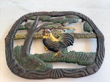 Plat fonte cocorico d'occasion  Rives