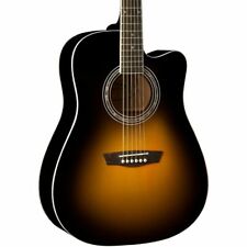 Usado, Washburn WA90CEVSB Vintage Series Dreadnought A/E Vintage Sunburst - Caixa Aberta comprar usado  Enviando para Brazil