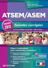 Atsem asem annales d'occasion  Hennebont