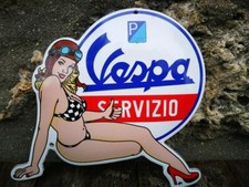 Plaque émaillée scooter d'occasion  Le Mesnil-Saint-Denis