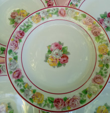 Assiettes dessert porcelaine d'occasion  Montpon-Ménestérol