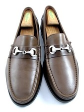 Mocassim masculino Allen Edmonds "Arezzo" couro italiano bit 11 D marrom (581N) comprar usado  Enviando para Brazil