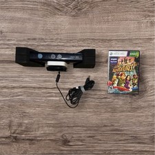 Sensor Kinect oficial Microsoft Xbox 360 modelo 1414 com jogo Kinect Adventures comprar usado  Enviando para Brazil
