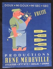Affiche vins rené d'occasion  Nantes-