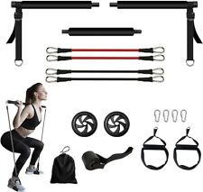 Usado, Kit de barra de pilates portátil com faixas de resistência para homens e mulheres - LIBERAÇÃO comprar usado  Enviando para Brazil