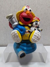 2001 Mattel Sesame Street Elmo gramado aspersor de água respingo bombeiro cachorro giratório, usado comprar usado  Enviando para Brazil