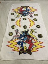 Toalha de banho vintage 1994 Mighty Morphin Power Rangers praia piscina canhão Saban comprar usado  Enviando para Brazil