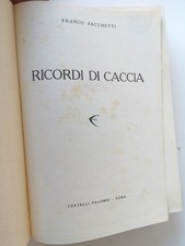 Libri ricordi caccia usato  Villesse