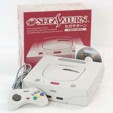 Console Sega Saturn BRANCO na caixa HST-3220 BOM sistema testado -NTSC-J CD- 130412 comprar usado  Enviando para Brazil