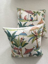Pair designer cushion for sale  PETWORTH