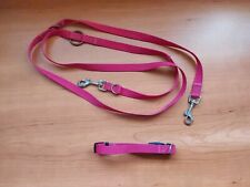 Hundehalsband hundeleine rot gebraucht kaufen  Erlangen