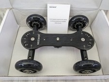 Mesa de câmera em escala NEEWER Dolly Slider Skatista Design para filmadora de vídeo DSLRs comprar usado  Enviando para Brazil