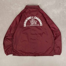 Usado, Jaqueta de Trabalho Vintage Adventure Caravans Coach L Masculina Borgonha comprar usado  Enviando para Brazil