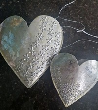 Metal heart shaped for sale  BIRMINGHAM