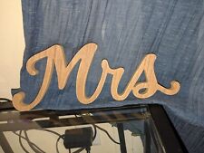 Wood mrs sign for sale  Kissimmee