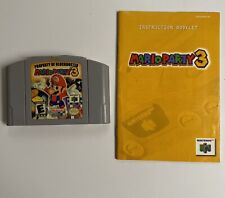 Usado, Mario Party 3 (Nintendo 64, 2001) Adesivo Blockbuster Autêntico com Manual TESTADO comprar usado  Enviando para Brazil