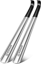 Chifre de sapato longo de metal 2 peças, 16,5" cabo longo  comprar usado  Enviando para Brazil