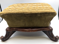 Vintage wooden footstool for sale  ELLAND