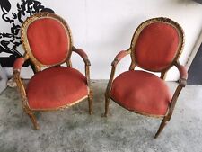 Paire fauteuils dossiers d'occasion  Yffiniac