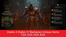 Diablo 4 Diablo IV Temporada 9 Itens Exclusivos Bárbaros Ancestral 1GA 2GA 3GA 4GA comprar usado  Enviando para Brazil