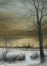 Holt snow scene for sale  BIRMINGHAM