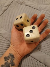 Vintage jumbo dice for sale  Watkinsville