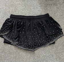 Cheerleading black diamanté for sale  EASTBOURNE