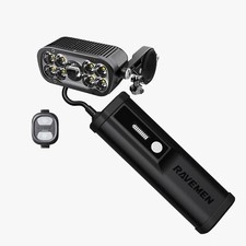 Farol dianteiro de bicicleta RAVEMEN XR6000 recarregável 8000mAh super brilhante comprar usado  Enviando para Brazil