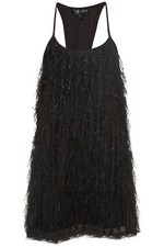 Topshop black flapper for sale  LONDON