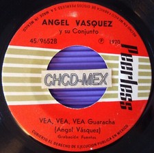 ☀ HEAVY GUARACHA 45 COLOMBIA ●ANGEL VASQUEZ Y SU CONJUNTO● ACCORDION SABOR comprar usado  Enviando para Brazil
