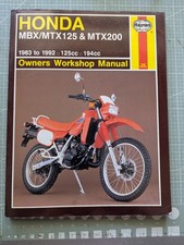 Honda mbx mtx125 for sale  LITTLEHAMPTON