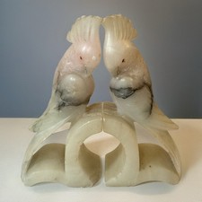 Vintage alabaster cockatiel for sale  Lehigh Valley