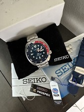 Moldura Seiko Prospex PADI edição especial mergulhador SRPA21 tartaruga Pepsi ~ caixa de papéis, usado comprar usado  Enviando para Brazil