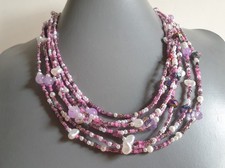 Collana donna pietre usato  Italia