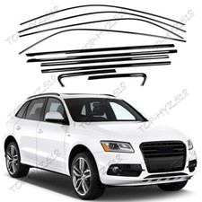 Tiras de moldura de aço preto para moldura de janela 10 peças para Audi Q5 2011-2017 comprar usado  Enviando para Brazil
