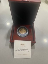 Gold proof double for sale  UPMINSTER