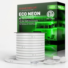 Luzes de corda LED AC 120V conectáveis e cortáveis sem pontos 120LEDs/M Eco Neon Str... comprar usado  Enviando para Brazil