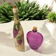 Handpainted wine bottle for sale  Yukon