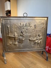 Brass fireplace screen for sale  KINGSTON UPON THAMES
