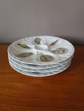 Assiettes huitres coquillages d'occasion  France