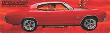 Reprodução BF Goodrich 1970 Chevrolet Chevelle vermelho (313) banner.  3 tamanhos. comprar usado  Enviando para Brazil