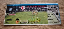Ingresso 1996 Slavia Praha x CF Valencia Copa UEFA 25962 comprar usado  Enviando para Brazil